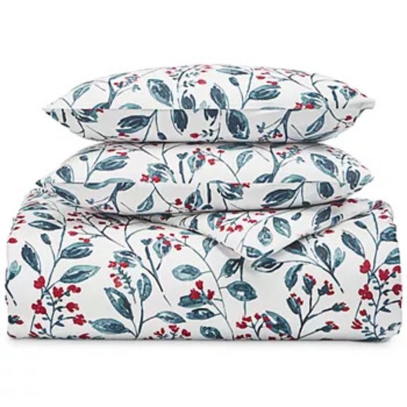 CHARTER CLUB DAMASK DESIGNS Buds & Branches 2-Pc. Twin Duvet Cover Set - Picture 2 of 2